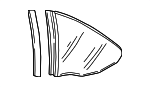 1999-2013 Porsche 911 - Quarter Glass