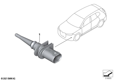 Temperature Sensor for 2024 BMW iX xDrive60 #0