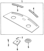 2817531U10 - : Speaker Grille for Nissan: Maxima Image