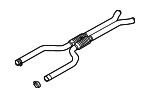 18307886020 - Exhaust: Center Muffler for BMW Image