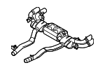 18307889685 - Exhaust: Rear Muffler for BMW Image