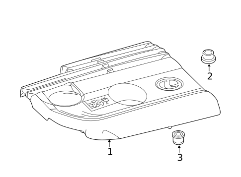 Engine Appearance Cover for 2020 Lexus UX200 #0