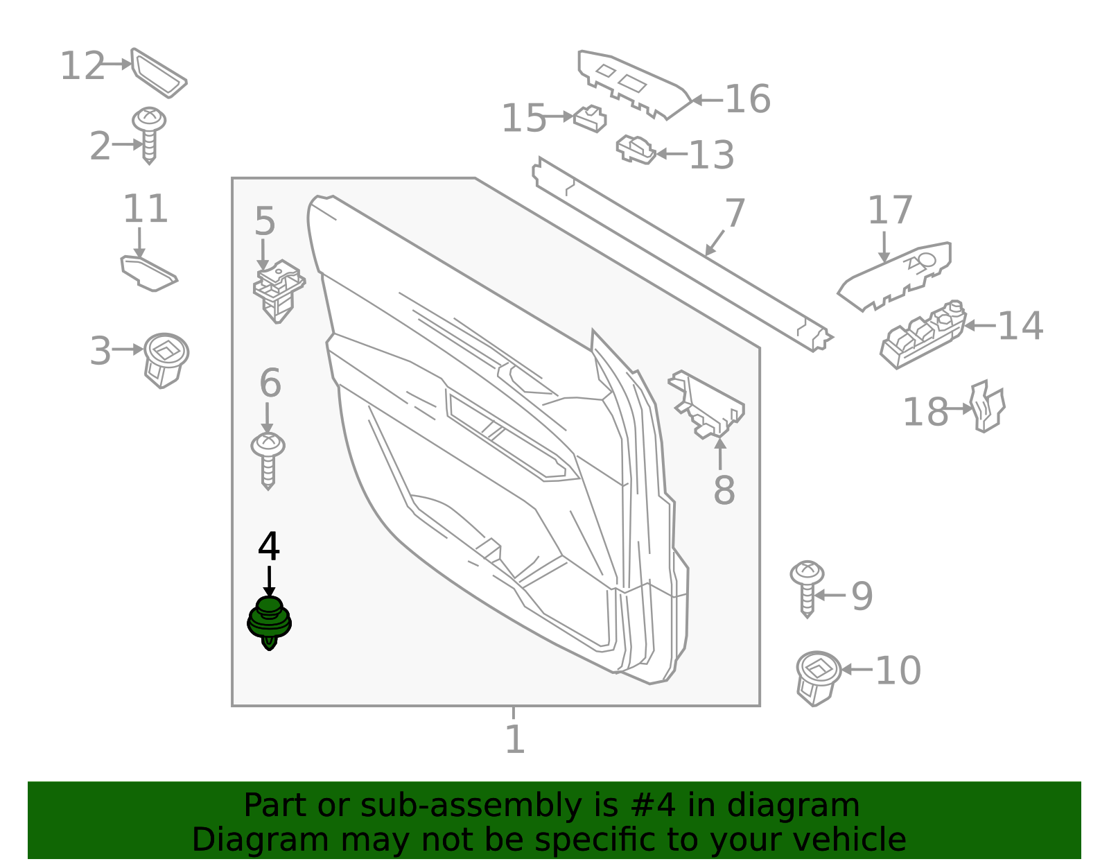 GJ6A-68-AB1 - Door Trim Panel Fastener - 1989-2020 Mazda | Mazda