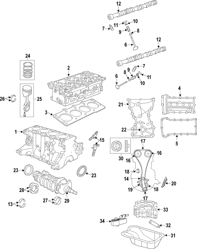 5183905AF - Engine: Short Block for Mopar Image
