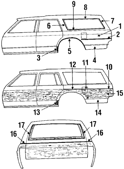 Quarter for 1987 Pontiac Safari #0