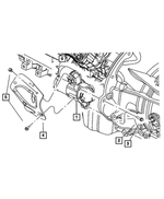6101986 - Electrical: Hex Head Screw And Washer for Mopar Image image