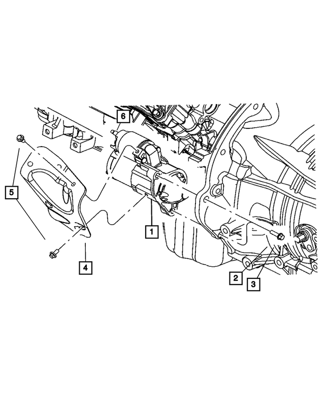 6101986 - Electrical: Hex Head Screw And Washer for Mopar Image image