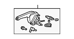 47105TM8013ZA - Body: Park Brake Handle for Honda: Insight Image