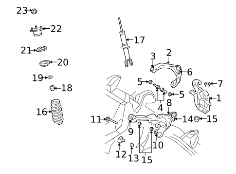 Suspension Components for 2008 Dodge Ram 1500 #1
