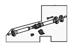 2144101401 - Universals &amp; Rear Axle: Drive Shaft for Mercedes-Benz Image