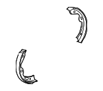 PAB698533B - Brakes: Park Brake Shoes for Porsche: Cayenne, Panamera, Taycan Image