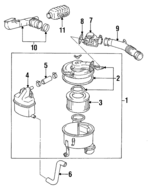 1770066080 - Engine: Air Cleaner Assembly for Toyota: Land Cruiser Image