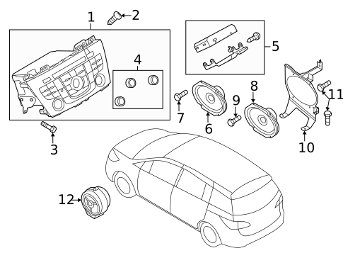 Sound System for 2012 Mazda 5 #0