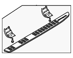 LC3Z16450AA - Body: Running Board for Ford Image