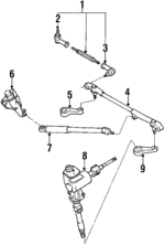 8944594932 - Steering: Tie Rod Assembly for Isuzu Image