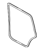 1K6867911E9B9 - Body: Surround Weather-strip for Volkswagen: Golf, GTI, Rabbit Image