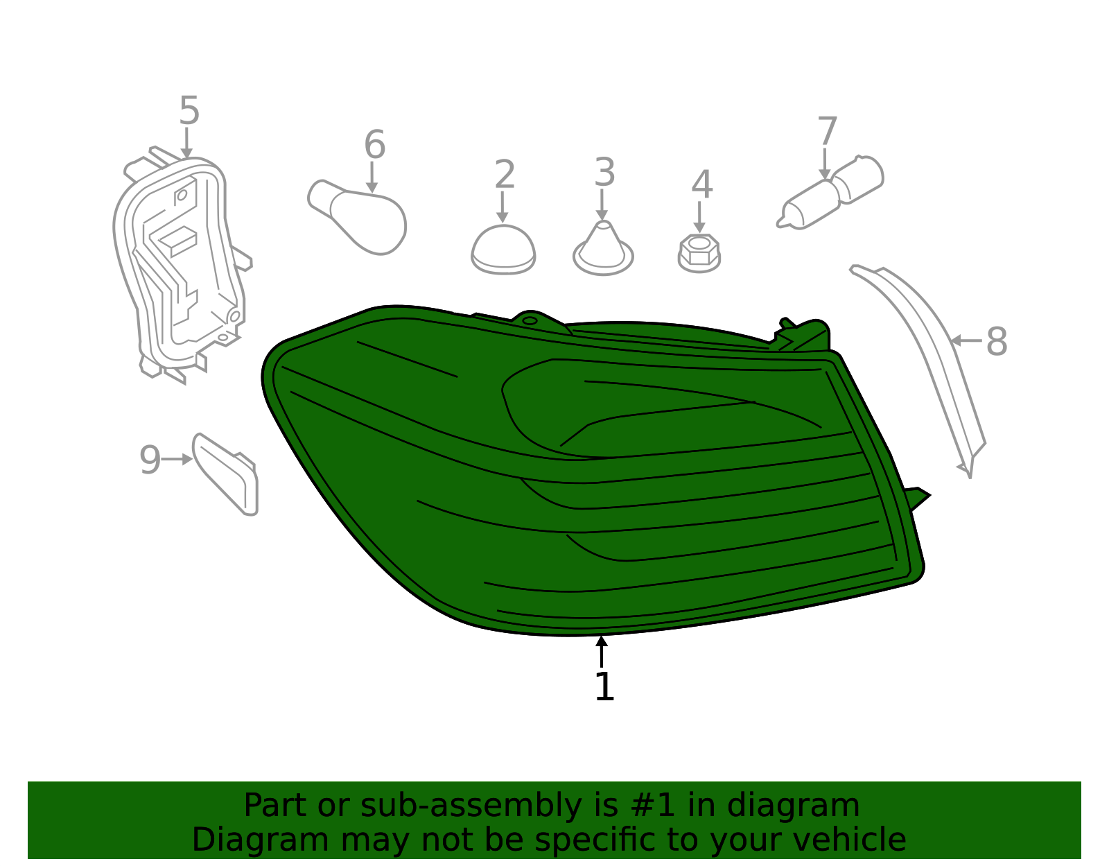 63218496525 - 2018-2020 BMW Tail Lamp (63-21-8-496-525) | BMW of