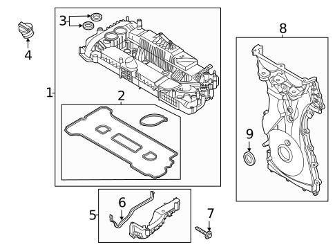 Valve & Timing Covers for 2023 Ford Explorer #0