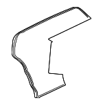 5815A012 - : Weatherstrip for Mitsubishi: Outlander Image