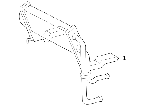 Power Steering Oil Cooler for 2002 Lincoln Blackwood #0