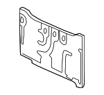 15747813 - Body: Water Deflector for Cadillac: Escalade, Escalade ESV | Chevrolet: Suburban 1500, Suburban 2500, Tahoe | GMC: Yukon, Yukon XL 1500, Yukon XL 2500 Image