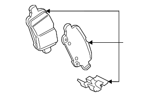 42791040 - : Disc Brake Pad Set for GM Image