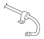 1K0411303AQ - Suspension: Stabilizer Bar for Volkswagen: Golf, Golf R, GTI, R32, Rabbit Image