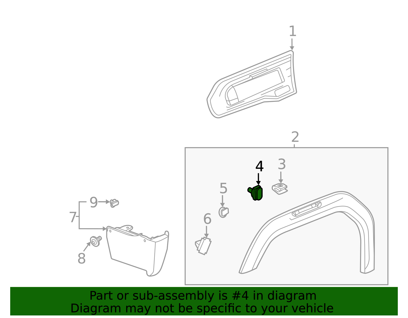2019-2025 GM Rear Bumper Fascia Retainer 92277857 GM | GMPartsDirect.com