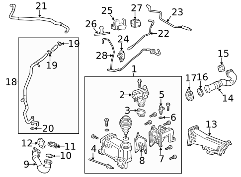 EGR & Related Components for 2016 Audi A8 Quattro #0