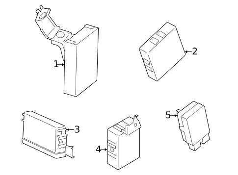 Keyless Entry Components for 2014 Subaru Impreza #0