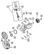 5019316AA - Engine 3.7L Six Cylinder [EKG]: Piston Pin And Rod for Mopar Image