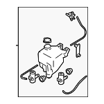 86610FE020 - Body: Washer Reservoir for Subaru Image