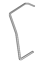 8E0831721F - Body: Surround Weather-strip for Audi: A4, A4 Quattro, RS4, S4 Image