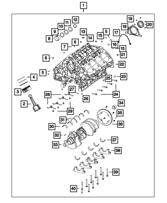 6036307AA - Engine: Pipe Plug for Mopar Image