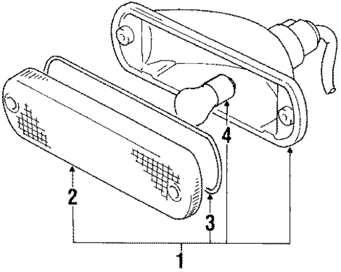 Signal Lamps for 1992 Suzuki Swift #0