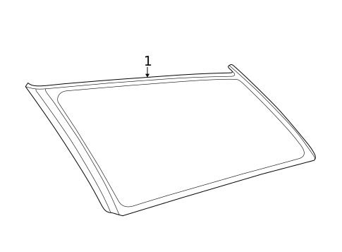 Glass & Hardware for 2007 Pontiac Vibe #0