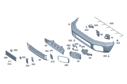 Front Bumper for 2026 Mercedes-Benz G550 #0