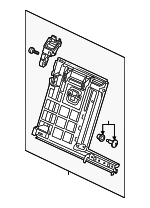 4K9885502CQA5 - Body: Seat Back Frame for Audi: A6 allroad, RS6 Avant Image