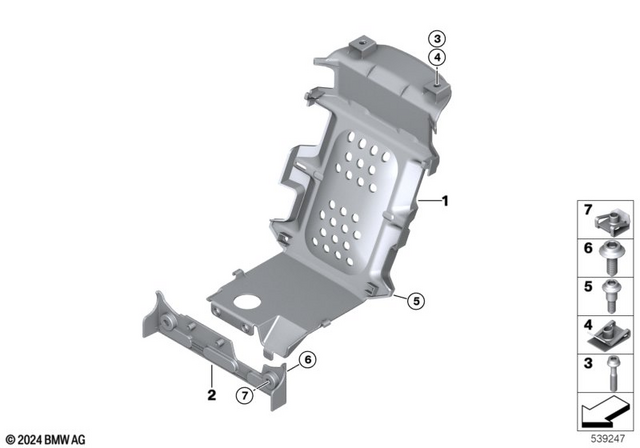 46638558356 - : Body Screw With Shoulder - M5 for BMW-Motorrad Image