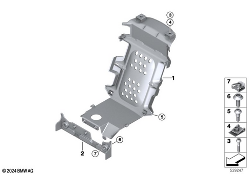 Motorcycle Trim Section, Windshield for 2024 BMW-Motorrad CE #11
