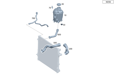 High-Temperature Cooling Circuit for 2023 Mercedes-Benz S500 #0