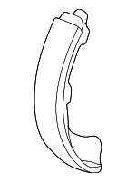 43155SM4A03 - Brakes: Brake Shoes for Honda: Accord, Fit Image