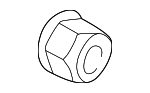 90305S30003 - Brakes: Spindle Nut for Honda: Accord, Civic, CR-Z, Fit, Insight, Prelude Image