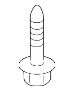 N98923701 - Electrical: Buckle End Bolt for Volkswagen: Taos, Tiguan, Tiguan Limited, Touareg Image