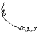 LX6Z15K867DM - : 2023-2024 Ford Bronco Sport - Wire Harness for Ford: Bronco Sport Image