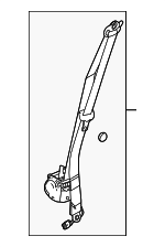 AA5Z54611B09AD - Electrical: Seat Belt Assembly for FORD Image