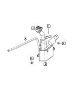 6034355 - : Hex Flange Head Screw for Chrysler: 300, PT Cruiser | Dodge: Charger, Viper | Jeep: Cherokee, Commander, Grand Cherokee, Wrangler | SRT: Viper Image