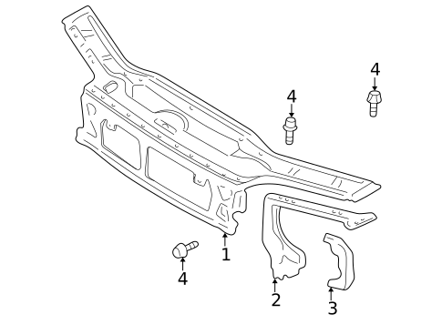 Radiator Support for 2006 Volvo S80 #0