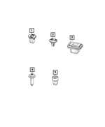 68455877AA - Electrical: Tail Lamp Grommet for Mopar Image