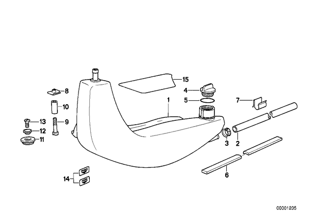 17121460494 - : Water Hose for BMW-Motorrad Image